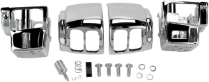 Handlebar Switch Housing Kit Silver