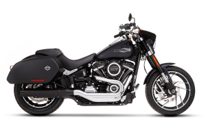 Muffler Slip-on 4(r) For Softail Sport Glide Black, 2, nordicamoto.ro