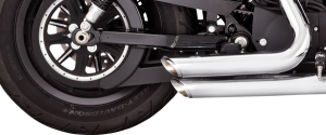 Shortshots Staggered Exhaust System Chrome, 5, nordicamoto.ro