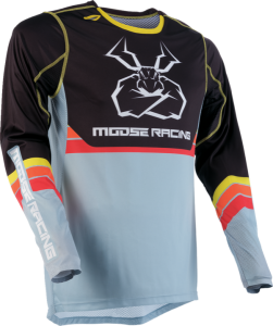Tricou MOOSE RACING Agroid Black/Gray