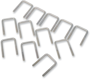 Plow Replacement U-bolts Silver 