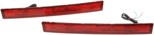 Saddlebag Side Light Lens Red