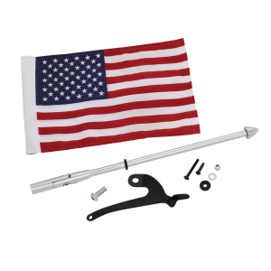 Flag Pole For Can-am Rt With Us Flag Silver, 4, nordicamoto.ro