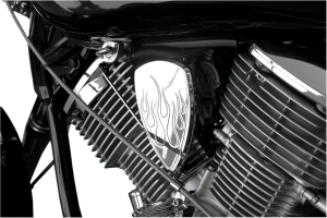 Mini Teardrop Engine Cover Chrome, 2, nordicamoto.ro