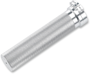 Whiskey Throttle Tube Silver