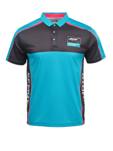 TRICOU POLO CFMOTO MOTOGP – ALBASTRU / NEGRU, nordicamoto.ro