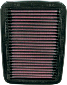 High-flow Air Filter Black, Red