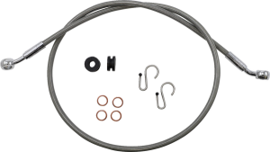 Xr Stainless Dot Brake Line Kit Chrome, Sterling Chromite® Ii