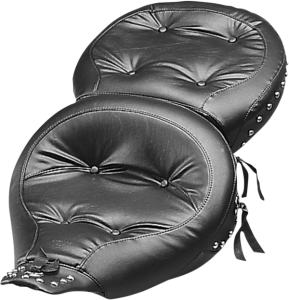 Studded Touring 2-up Vinyl Seat Black