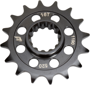 Lightweight Steel Sprocket Black, Zinc