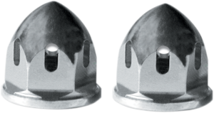 Bullet Axle Hub Nuts 18x1.5mm Silver