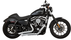 Big Radius Exhaust System Chrome, 4, nordicamoto.ro