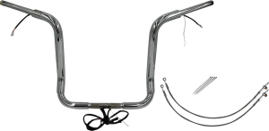 Plug & Play Ez Install 1-1/2(r) Round Top Handlebar Kit Silver, 2, nordicamoto.ro