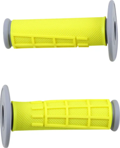 MOOSE RACING Comp Diamond Half Waffle Grips Yellow 
