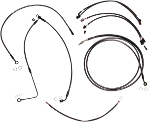 Black Pearl Designer Handlebar Installation Kit Black, 2, nordicamoto.ro