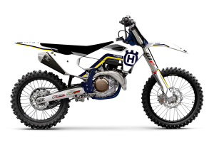 Graphic Kit Retro With Seat Cover White