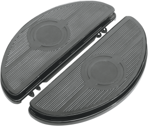 Vintage Half-moon Style Floorboards Black, 1, nordicamoto.ro
