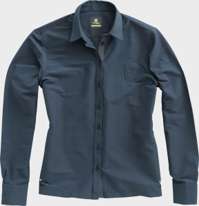 Camasa Dama Husqvarna Origin Blue, nordicamoto.ro