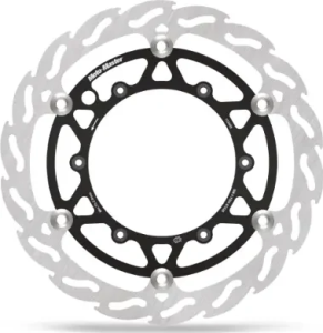 Flame Series Floating Rotor Black, Silver 