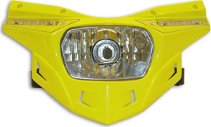 Lower Replacement Plastic For Stealth Headlights Yellow, 2, nordicamoto.ro