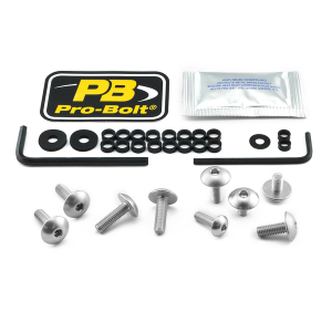 Fairing Bolt Kit For Triumph Silver