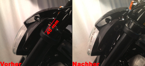 Headlight Lowering Kit Black, 3, nordicamoto.ro