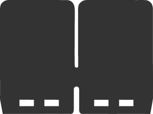 4 Replacement Reed Petal Black