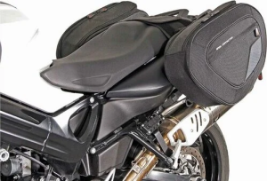 Blaze Saddlebag Set Black, Gray, 1, nordicamoto.ro