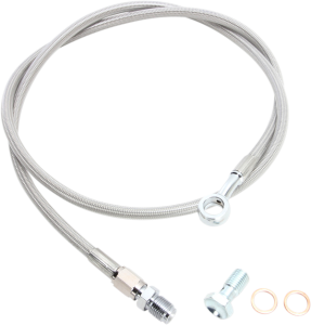 Extended Length Brake Line Silver