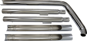 Bad Hombre Dual Exhaust System Chrome, 1, nordicamoto.ro