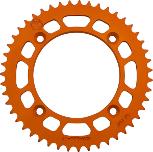 MOOSE RACING Rear Aluminum Sprocket Orange, 3, nordicamoto.ro