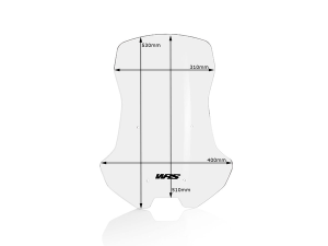Windscreen For Scooter Clear, 2, nordicamoto.ro