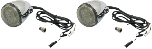 Probeam® Dynamic Ringz Led Front Turn Signals Chrome, 2, nordicamoto.ro