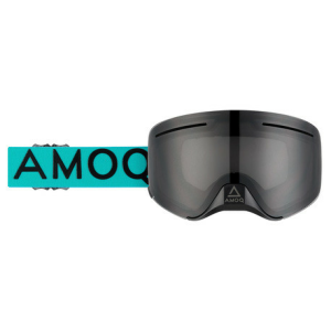Ochelari Snowmobil AMOQ Vision Vent+ cu lentila magnetica  Turqoise/Black - Smoke