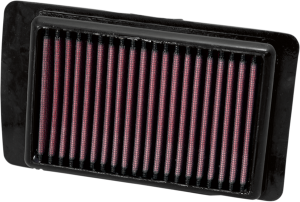 High-flow Air Filter Black, Red, 1, nordicamoto.ro