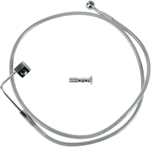 Stainless Steel Brake Line Kit Silver, Clear-coated, 1, nordicamoto.ro