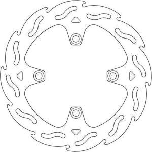 Flame Series Rotor Rear Stainless Steel