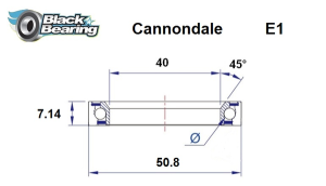 Headset Bearing, 2, nordicamoto.ro