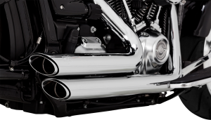 Shortshots Staggered Exhaust System Chrome, 2, nordicamoto.ro