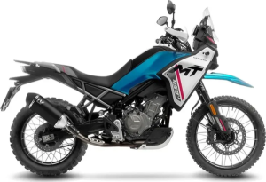 Tobă de eșapament LeoVince LV-14 Black Edition Slip-On pentru CFMOTO 450MT, 2, nordicamoto.ro
