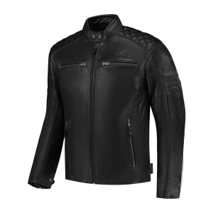 Geaca Piele Rusty Stitches Jari V2 Black