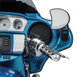 Adjustable Drop Mirror Mount Black, 2, nordicamoto.ro