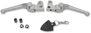 Anthem Adjustable Lever Set For Harley Models Silver, 1, nordicamoto.ro