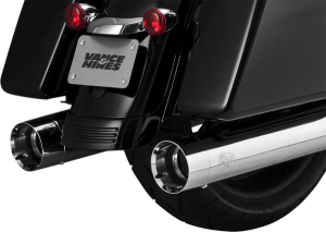 Oversized 450 Slip-on Mufflers Chrome 