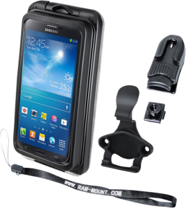 Suport Ram Mounts Dispozitiv Aqua Box Pro 20 Iphone 3/4/5 Case And Clip Transparent Composite Black - Ram-holaq7-2cou