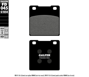 Semi-metallic Brake Pads, 1, nordicamoto.ro