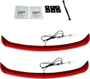 Low Profile Led Fender Lights Red, 2, nordicamoto.ro