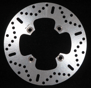 Round Hpsr Solid Brake Rotor Silver, Stainless Steel, Zinc, 1, nordicamoto.ro