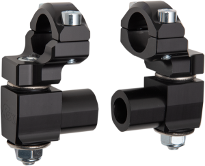 Anti-vibration 2(r) Pivot Handlebar Riser Black, 1, nordicamoto.ro
