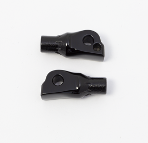 Tapered Footpeg Adapter Black, 2, nordicamoto.ro